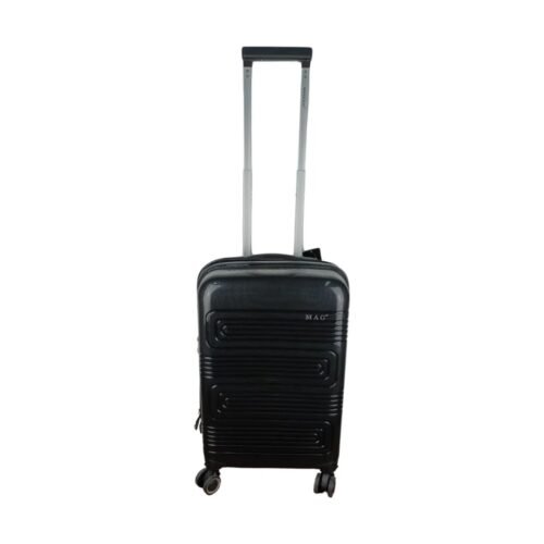 Maleta de polipropileno MAG color negro – vista frontal