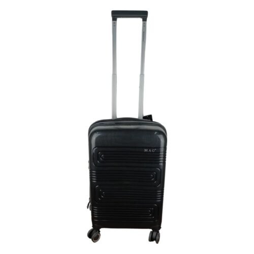 Maleta de polipropileno MAG color negro – vista frontal