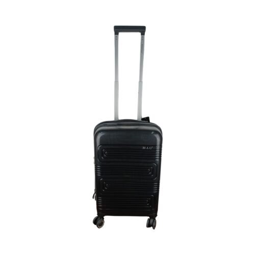 Maleta de polipropileno MAG color negro – vista frontal