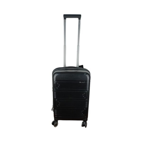 Maleta de polipropileno MAG color negro – vista frontal