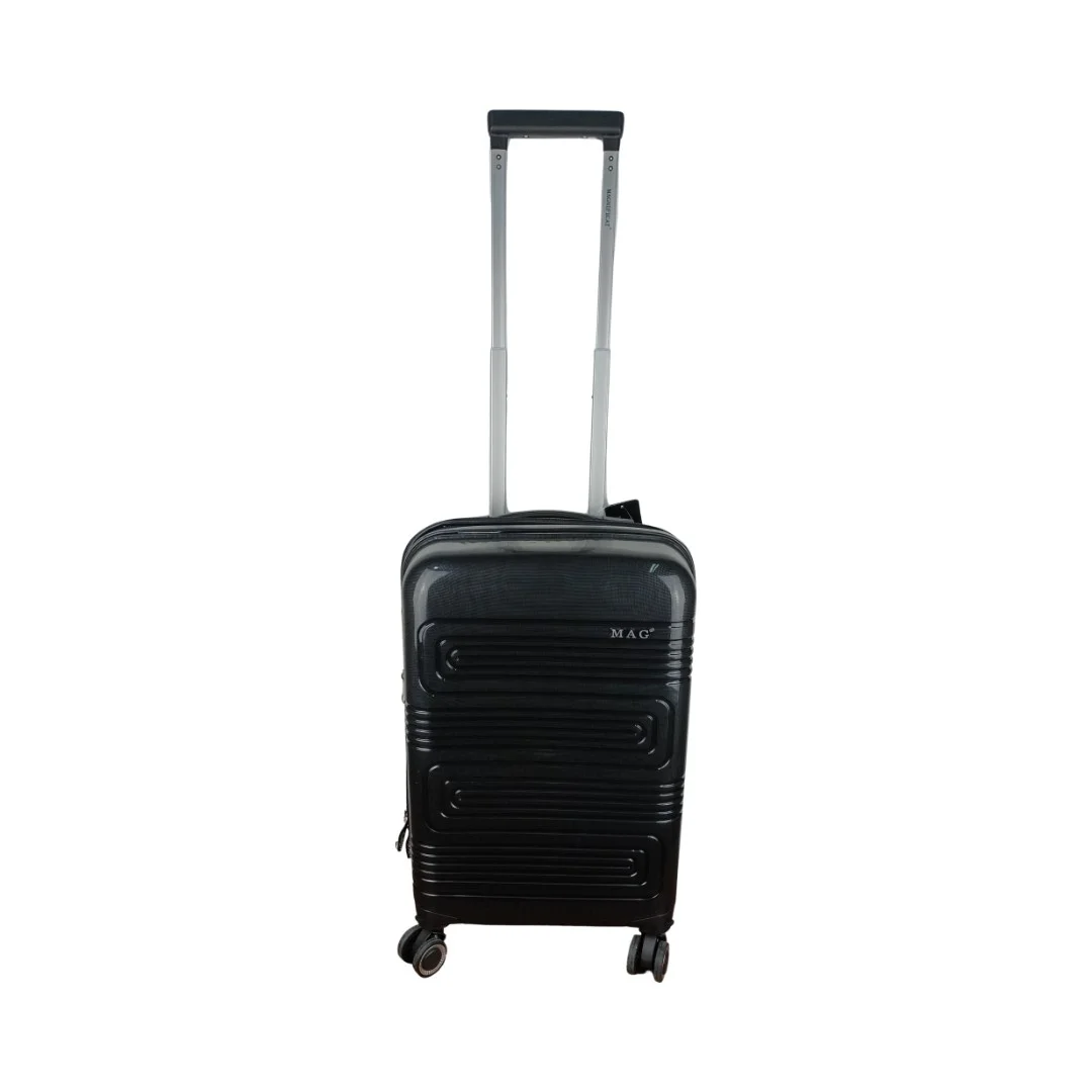 Maleta de polipropileno MAG color negro – vista frontal